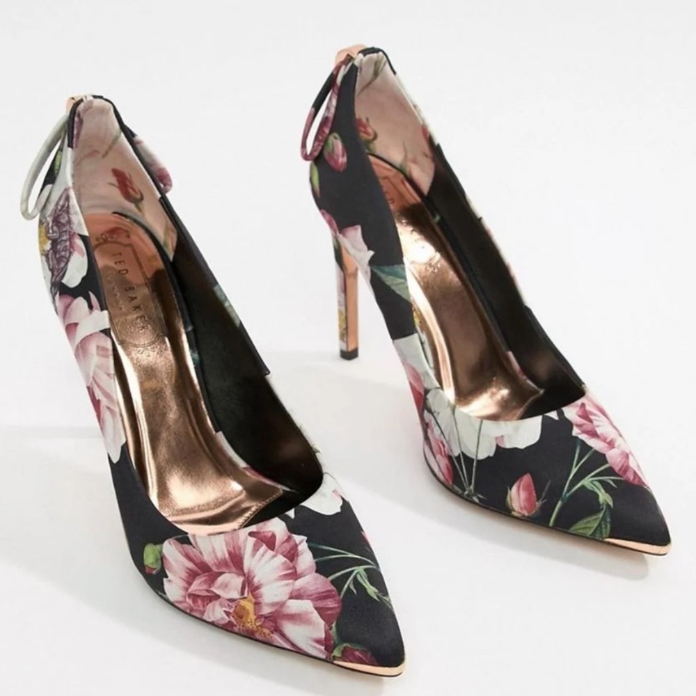 ted baker floral pumps heels - Picture 1 of 14